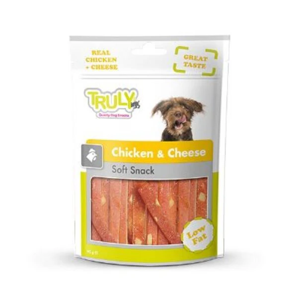 [445-CB-06S] Truly Peynirli ve Tavuklu Çubuk Şeklinde Kurutulmuş Köpek Ödül Maması (1 Adet)