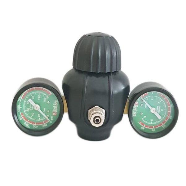 [880-51040-1] Red Sea Tüpler için Co2 Regülatör 2 Sayaçlı