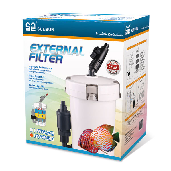 [740-HW603B] Sunsun Akvaryum Dış Filtre 603B