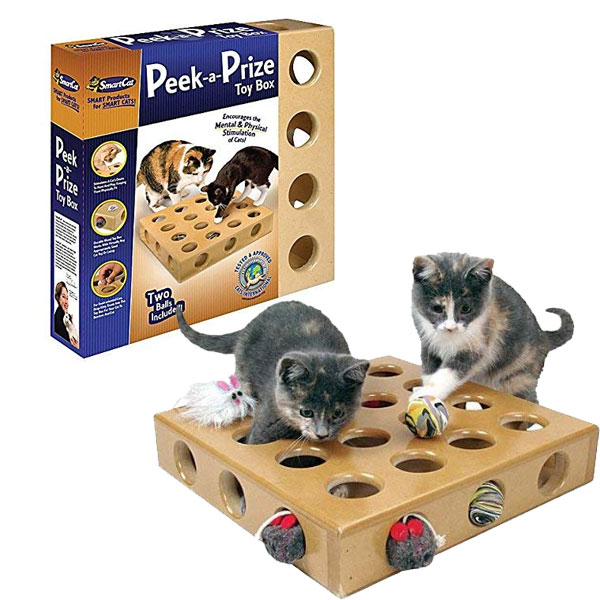 [677-3833] SmartCat Kedi Ahşap Aktivite Oyuncak