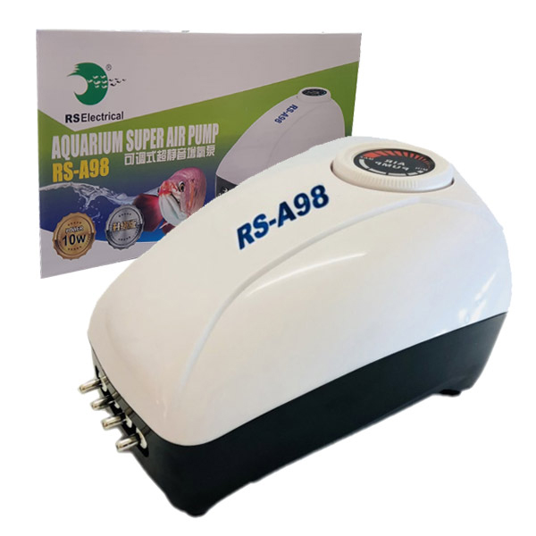 [750-RSA98] RS Akvaryum Süper Hava Motoru 4 Çıkışlı