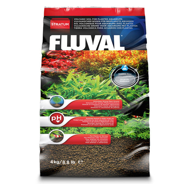 [701-12694] Fluval Stratum Akvaryum Bitki ve Karides Toprağı (4 Kg)