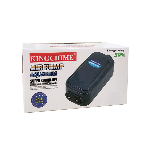 [670-JQ-803] Kingchime Akvaryum Hava Motoru 2 Çıkışlı (5W 3 Lt/dk)