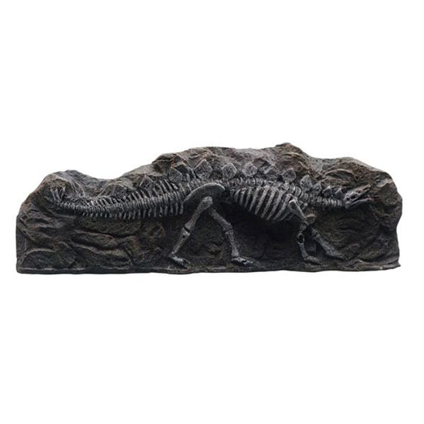 [700-12345] Hagen Marina Akvaryum Dekoratif Stegosaurus Fosili