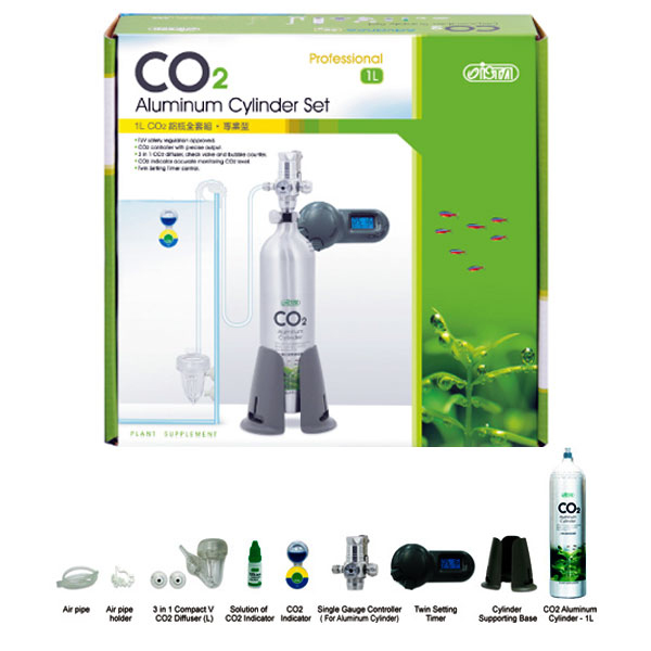 [691-I678] Ista CO2 Aluminyum Cylinder Profosyonel Akvaryum