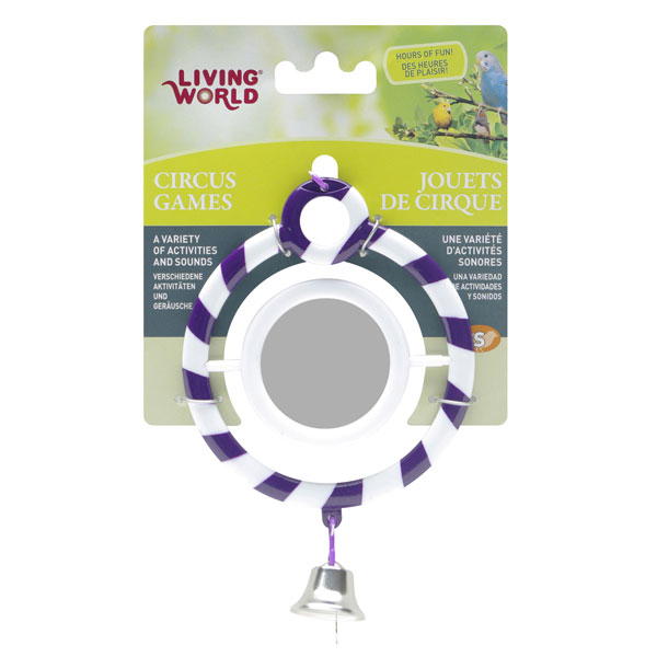 [700-80932] Living World Kuş Zilli Aynalı Halka Oyuncağı