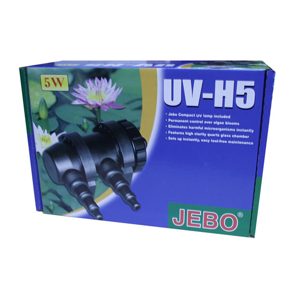 [995-00UVH5] Jebo UV Akvaryum Filtresi (5W)