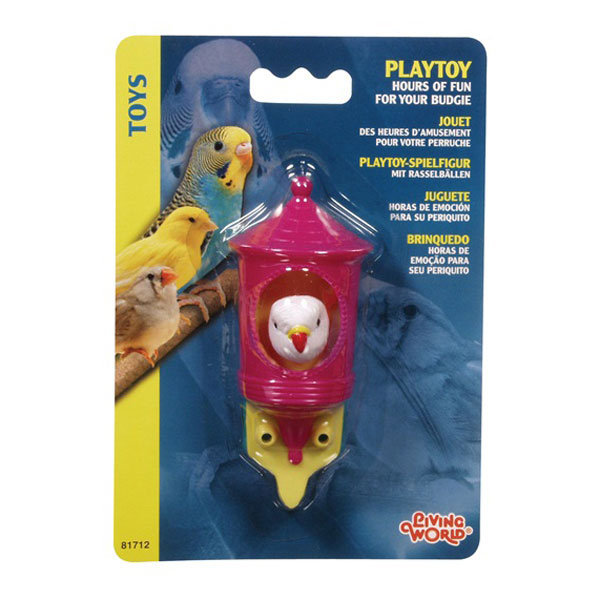 [700-81712] Living World Muhabbet Kuşu Kafası Plastik Oyuncak