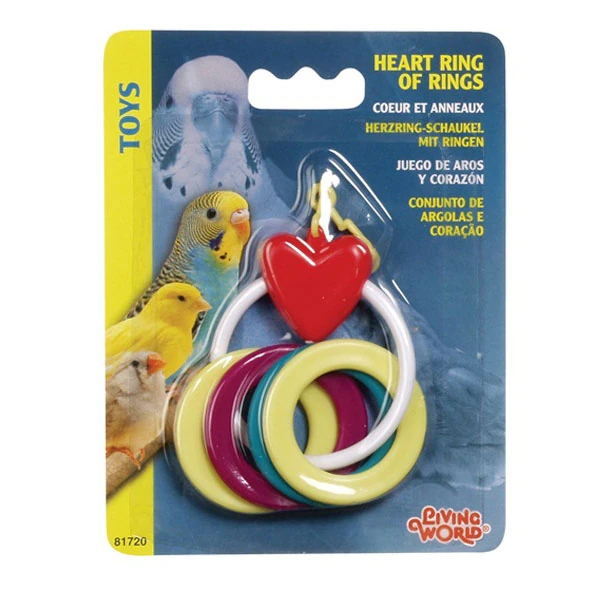 [700-81720] Living World Halkalı Plastik Kuş Oyuncağı