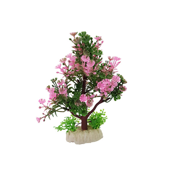[630-T505] Chicos Plastik Bitki Akvaryum Dekoru 13 Cm (13.2 Cm)