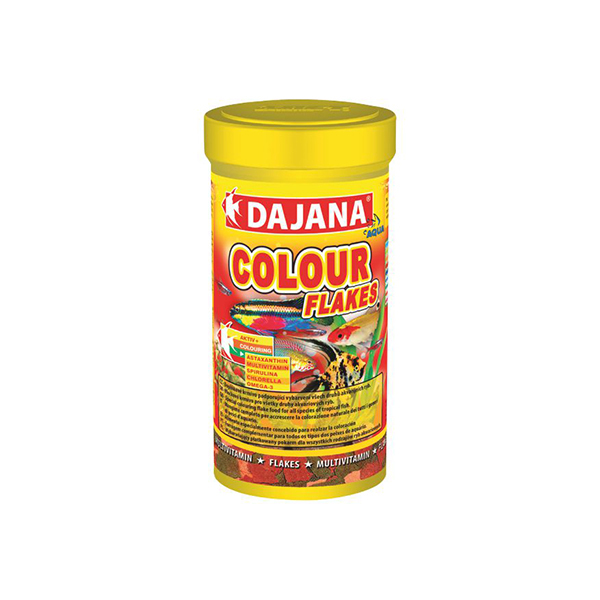 [410-DP002A] Dajana Tropical Color Flakes Akvaryum Balık Yemi 100 Ml