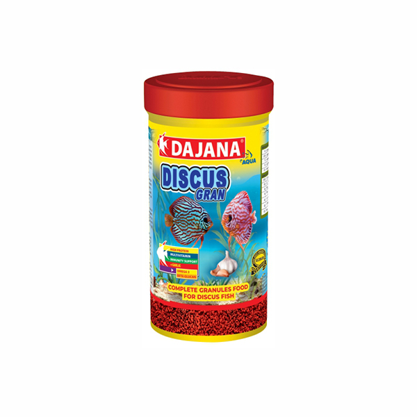 [410-DP168D] Dajana Discus Garlic Gran Premium Akvaryum Balık Yemi 100 Ml (300 Gr)