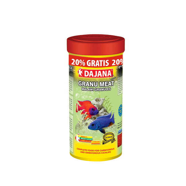 [410-DP172D] Dajana Granu Meat Akvaryum Balık Yemi (500 Gr, 100 Ml)