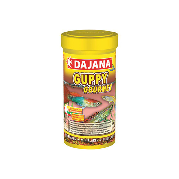 [410-DP003A] Dajana Guppy Gourmet Flakes Akvaryum Balık Yemi (20 Gr)