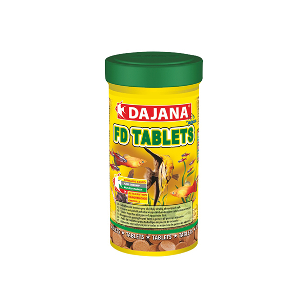 [410-DP050A] Dajana FD Tropical Tablets Akvaryum Balık Yemi 100 Ml (50 Gr)