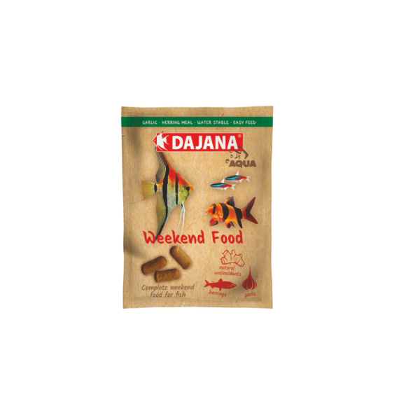 [410-DP134S0] Dajana Akvaryum Balıkları için Tatil Yemi 80 Ml