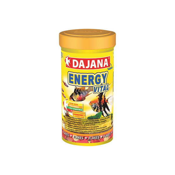 [410-DP009B] Dajana Tropical Energy Vital Flakes Akvaryum Balık Yemi 100 Ml (50 Gr)