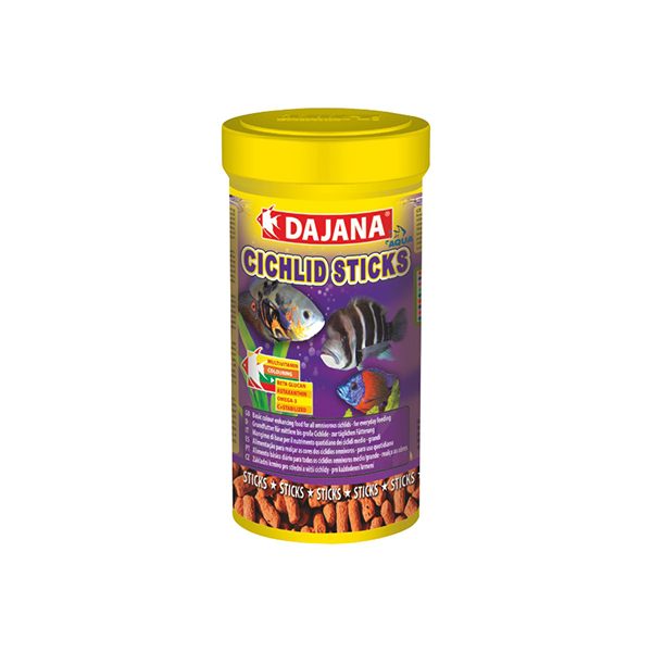 [410-DP111D] Dajana Cichlid Sticks Akvaryum Balık Yemi 1000 Ml (320 Gr)