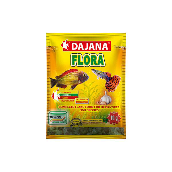 [410-DP006S] Dajana Flora Flakes Akvaryum Balık Yemi 80 Ml