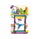 Euro Bird Boncuklu Dikdörtgen Salıncak Kuş Oyuncağı