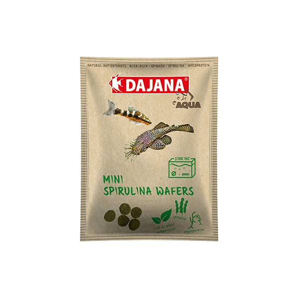 [410-DP063S] Dajana Mini SpirulinaWafers Akvaryum Balık Yemi 250 Ml (10 Gr)