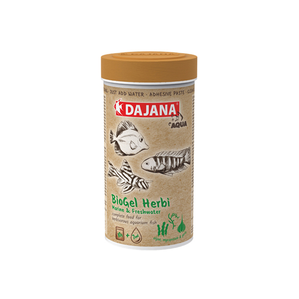 [410-DP031B1] Dajana BioGel Jel Yem Herbivore Akvaryum Balık Yemi