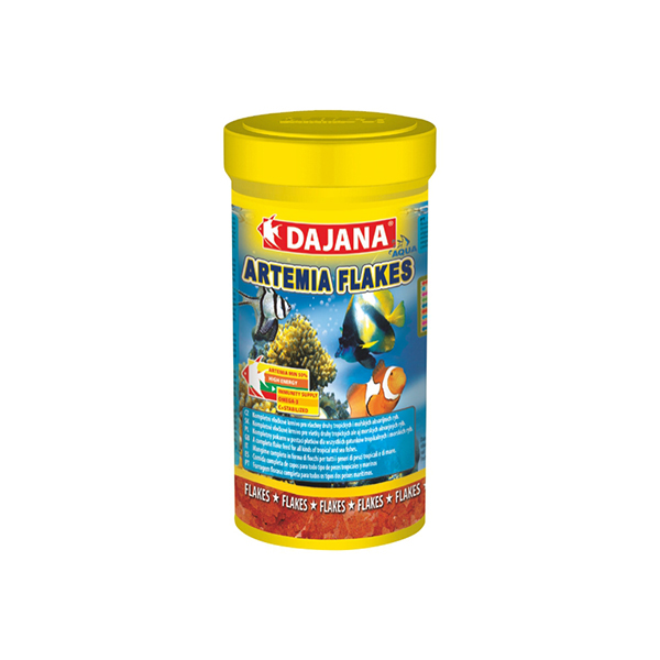 [410-DP011B] Dajana Tropical Artemia Flakes Akvaryum Balık Yemi (50 Gr)