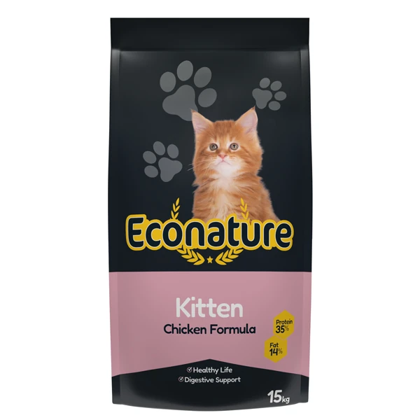 [283-000007] Econature Tavuklu Yavru Kedi Maması