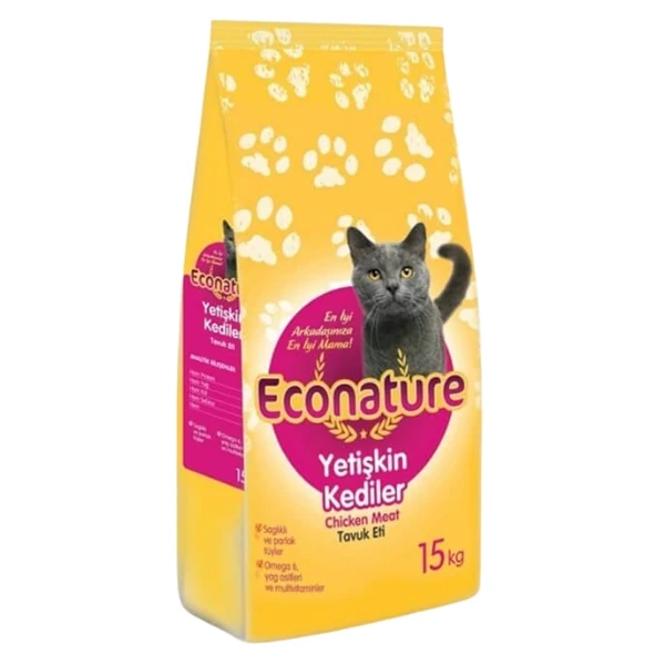 [283-000002] Econature Chicken Formula Tavuklu Yetişkin Kedi Maması