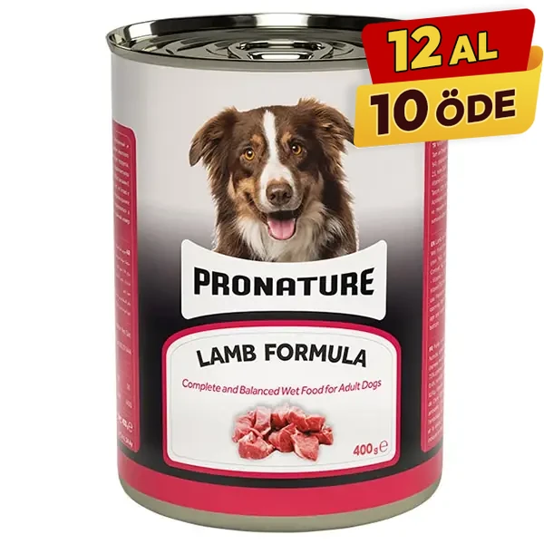 [286-500003] Pronature Kuzu Etli Parça Etli Yetişkin Köpek Konservesi (1 Adet)