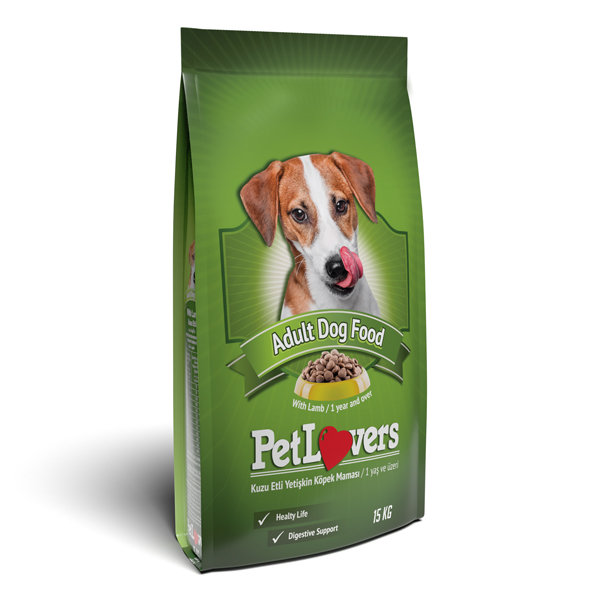 [287-000002] Pet Lovers Adult Kuzu Etli Yetişkin Köpek Maması