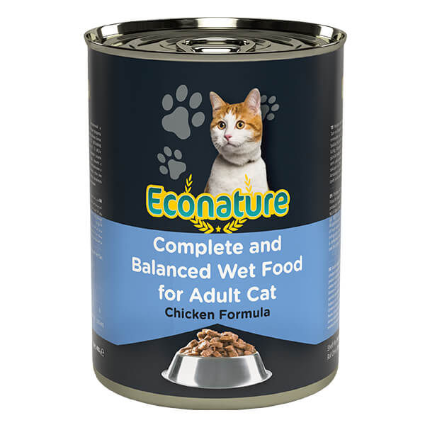[283-000011] Econature Adult Tavuklu Yetişkin Konserve Kedi Maması (1 Adet)