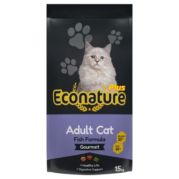 [283-600004] Econature Plus Gurme Balıklı Yetişkin Kedi Maması
