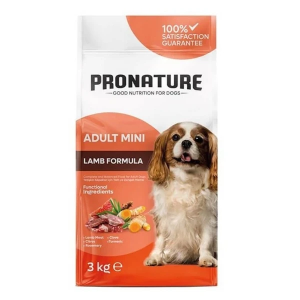 [286-000003] Pronature Küçük Irk Kuzu Etli Yetişkin Köpek Maması