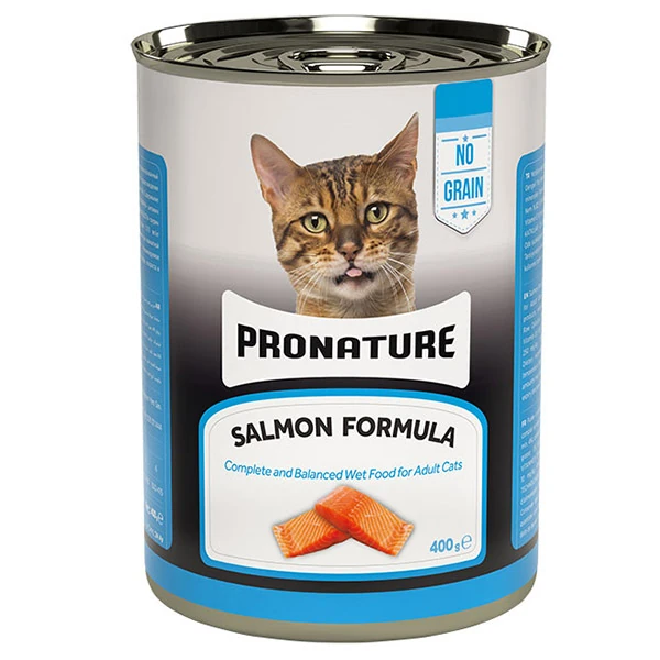 [286-400006] Pronature Tahılsız Somonlu Ezme Yetişkin Konserve Kedi Maması (1 Adet)
