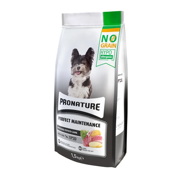 [286-200002] Pronature Hypo-Allergenic Tahılsız Kuzu Etli Yetişkin Köpek Maması (1.5 Kg)