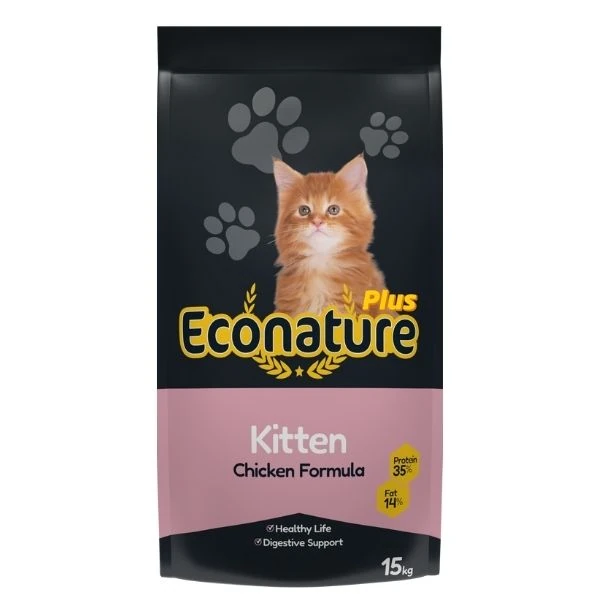 [1000-022] Econature Plus Tavuklu Yavru Kedi Maması