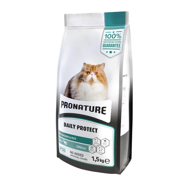 [286-100002] Pronature Adult Tavuklu ve Pirinçli Yetişkin Kedi Maması (1.5 Kg)