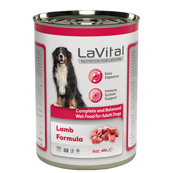 [803-000003] Lavital Adult Kuzulu Bağışıklık Sistemi Destekleyici Yetişkin Köpek Konservesi (1 Adet)