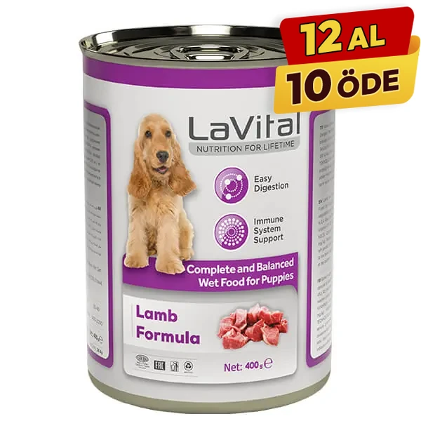 [803-000001] Lavital Puppy Kuzulu Bağışıklık Sistemi Destekleyici Yavru Köpek Konservesi (1 Adet)