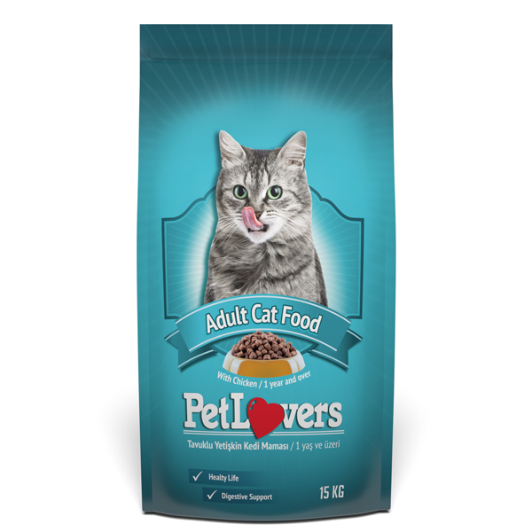 [287-100001] Pet Lovers Adult Tavuklu Yetişkin Kedi Maması