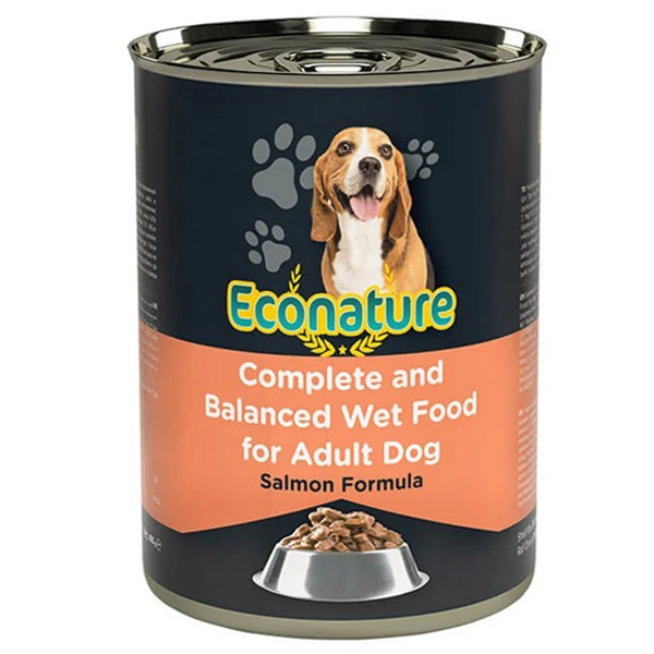 [283-000023] Econature Somonlu Yetişkin Köpek Konservesi (1 Adet)