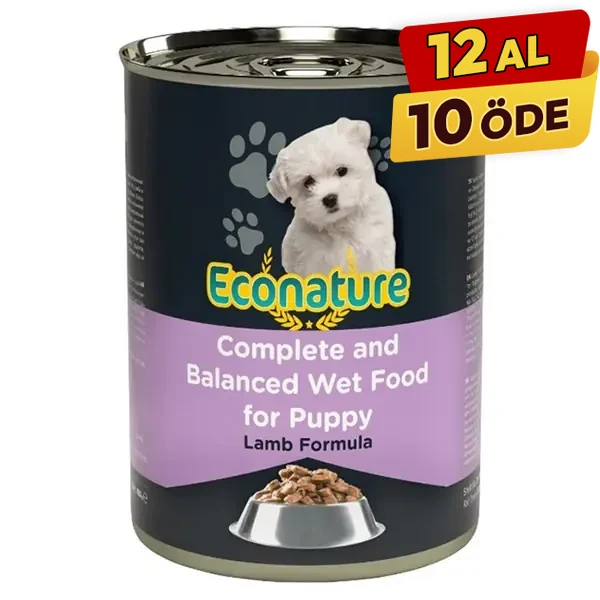 [283-000020] Econature Kuzu Etli Yavru Köpek Konservesi (1 Adet)