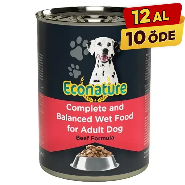 [283-000021] Econature Sığır Etli Yetişkin Köpek Konservesi (1 Adet)