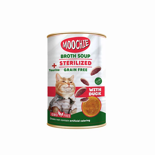 [446-CB0568] Moochie Et Suyu İçerisinde Ördekli Çorba Kısır Kedi Ödülü (1 Adet)