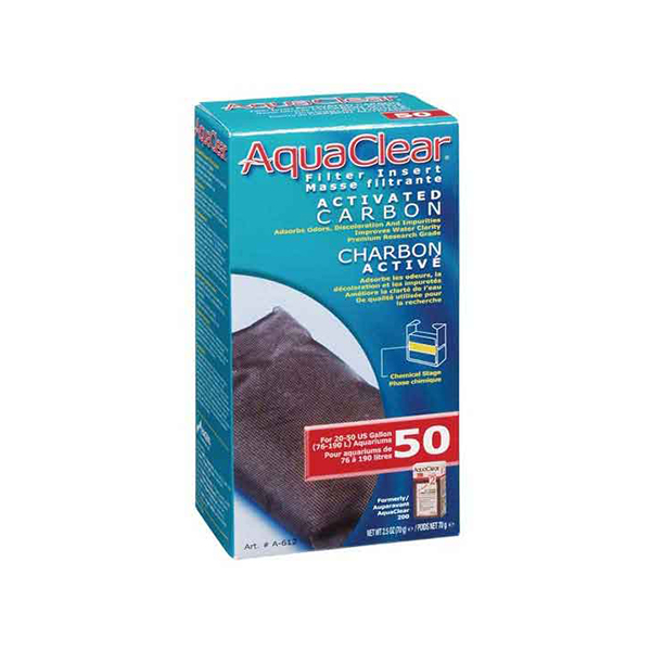 [700-A612] Aqua Clear Akvaryum için Aktif Karbon (70 Gr, 50)