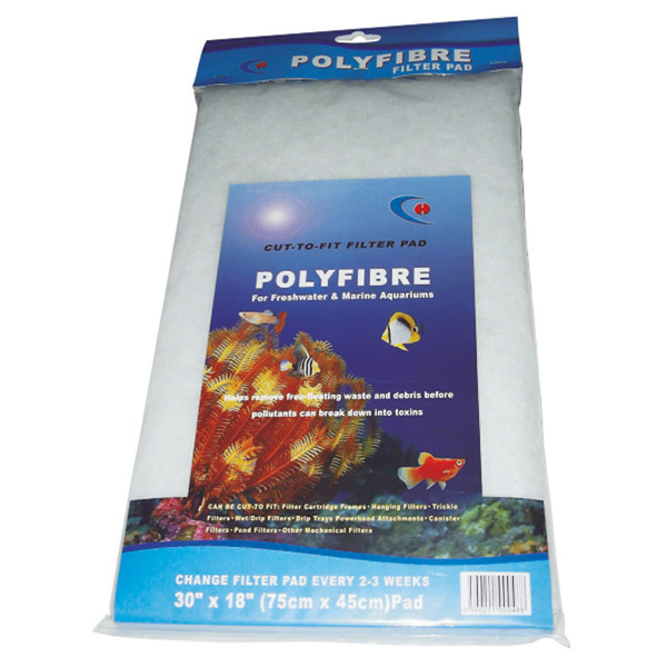 [670-CH0012] Chicos Poly Fiber Akvaryum Filtre Malzemesi Beyaz