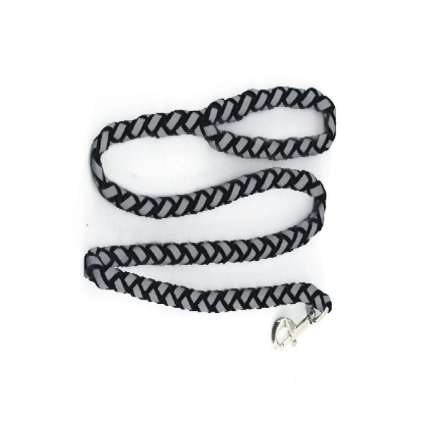 [679-13543] Pawise Dog Reflective Leash Köpek 10 Mm 120 Cm (Siyah)