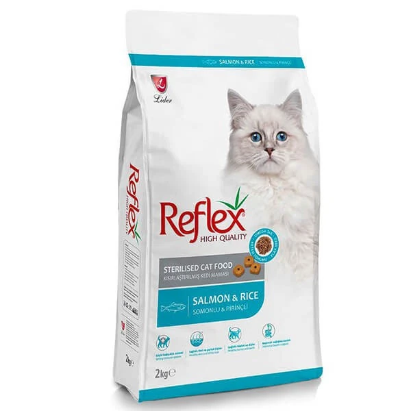 [RFL-254] Reflex Sterilised Somon Balıklı Kısırlaştırılmış Kedi Maması (2 Kg)