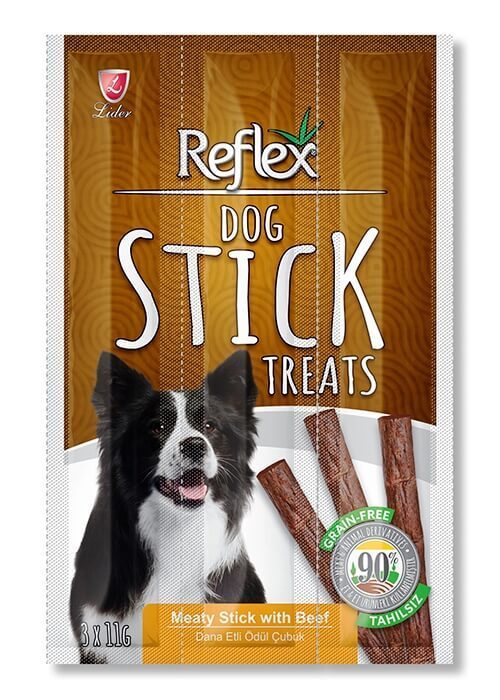 [RFT-073] Reflex Biftekli Stick Köpek Ödül Maması (1 Adet)